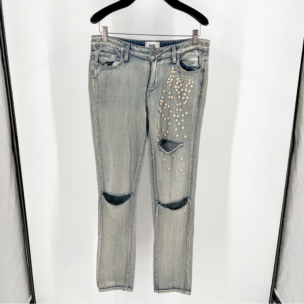 Paige Jimmy Jimmy Skinny Jean with Pearl embellishment